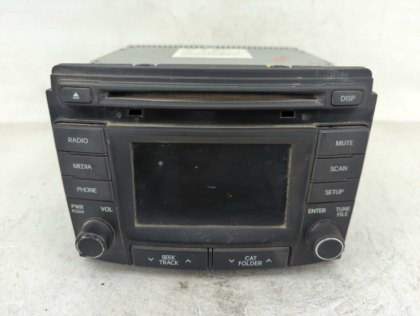 2014-2015 Hyundai Sonata Radio AM FM Cd Player Receiver Replacement P/N:96180-3Q9004X Fits Fits 2014 2015 OEM Used Auto Part