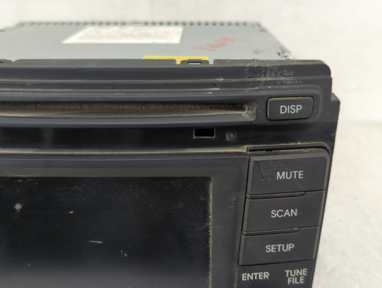 2014-2015 Hyundai Sonata Radio AM FM Cd Player Receiver Replacement P/N:96180-3Q9004X Fits Fits 2014 2015 OEM Used Auto Part
