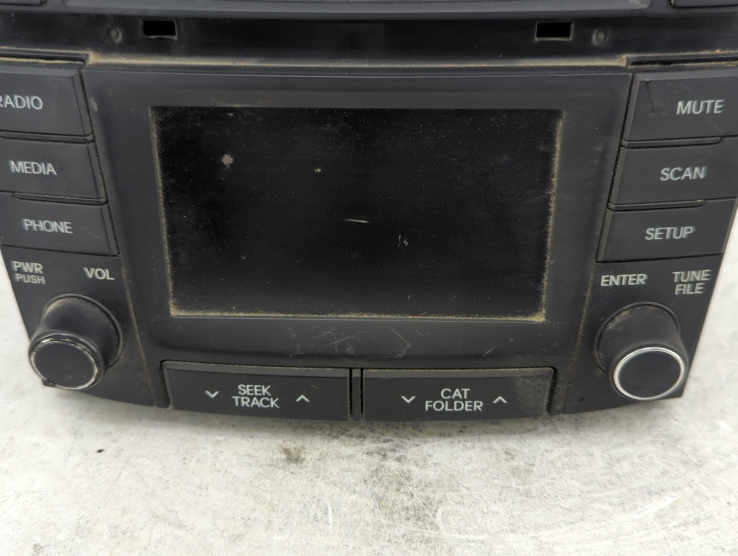 2014-2015 Hyundai Sonata Radio AM FM Cd Player Receiver Replacement P/N:96180-3Q9004X Fits Fits 2014 2015 OEM Used Auto Part