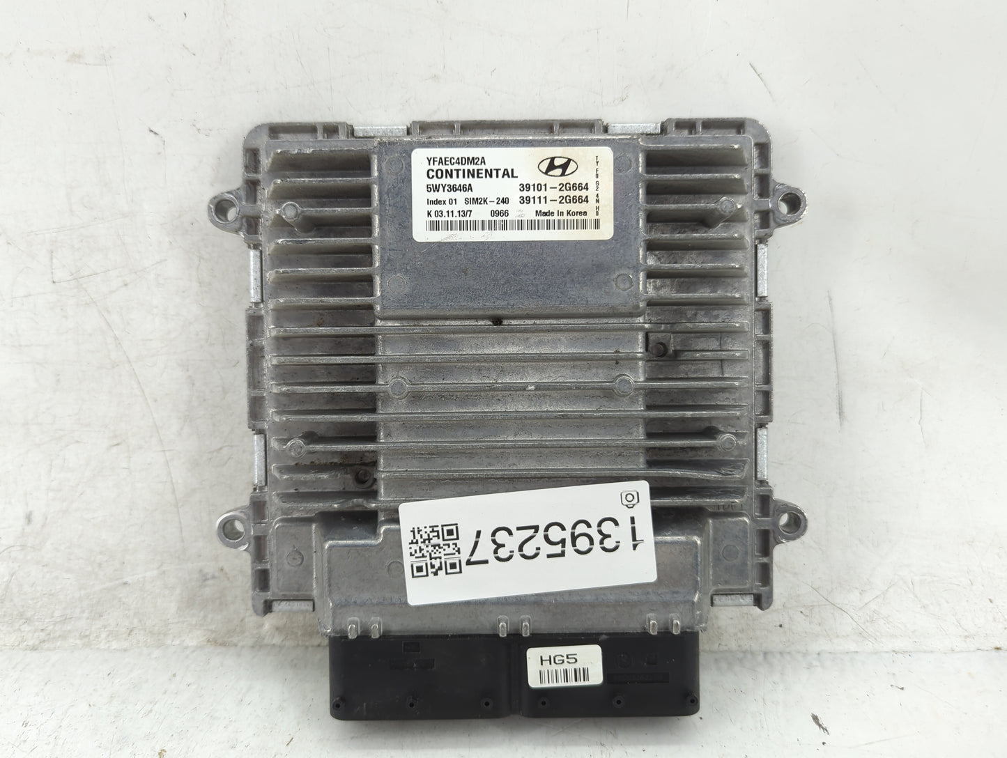 2011-2014 Hyundai Sonata PCM Engine Control Computer ECU ECM PCU OEM P/N:39111-2G664 39101-2G664 Fits Fits 2011 2012 2013 20