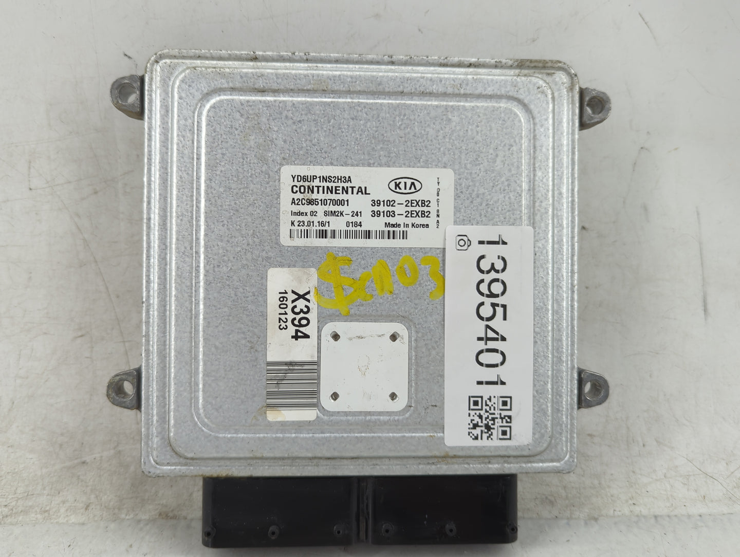 2011-2014 Hyundai Sonata PCM Engine Control Computer ECU ECM PCU OEM P/N:39103-2EXB2 39102-2EXB2 Fits Fits 2011 2012 2013 20