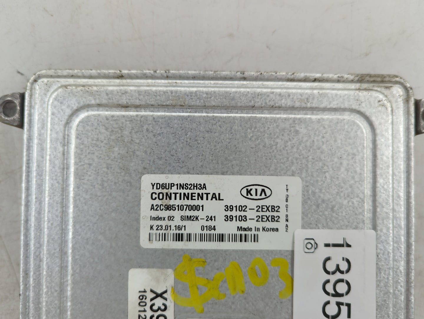 2011-2014 Hyundai Sonata PCM Engine Control Computer ECU ECM PCU OEM P/N:39103-2EXB2 39102-2EXB2 Fits Fits 2011 2012 2013 20