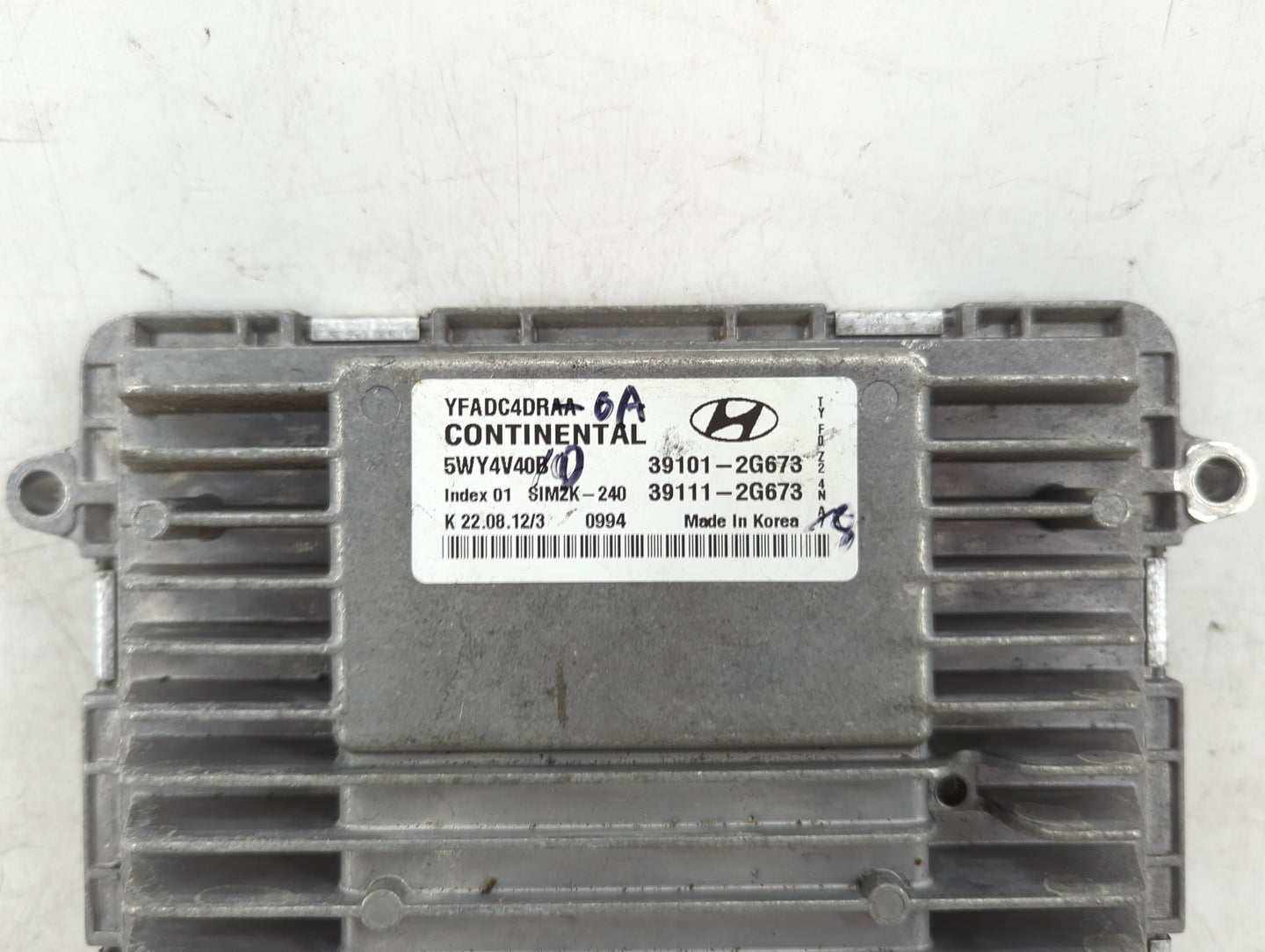 2011-2014 Hyundai Sonata PCM Engine Control Computer ECU ECM PCU OEM P/N:39111-2G673 39101-2G673 Fits Fits 2011 2012 2013 20