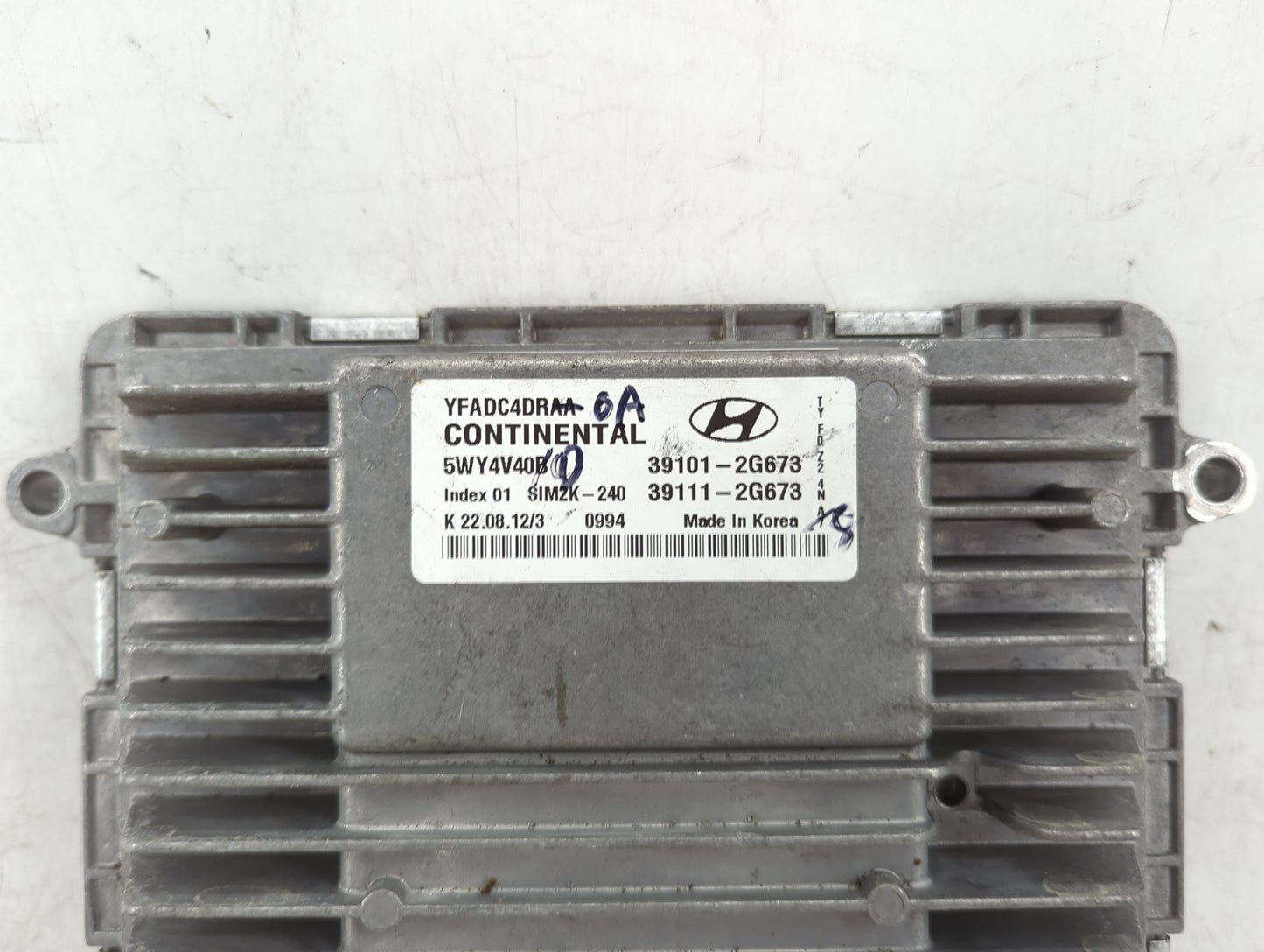 2011-2014 Hyundai Sonata PCM Engine Control Computer ECU ECM PCU OEM P/N:39111-2G673 39101-2G673 Fits Fits 2011 2012 2013 20