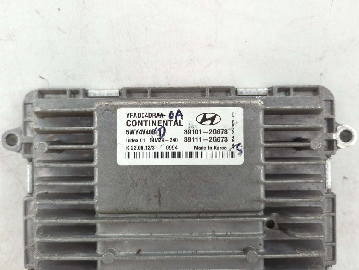 2011-2014 Hyundai Sonata PCM Engine Control Computer ECU ECM PCU OEM P/N:39111-2G673 39101-2G673 Fits 2011 2012 2013 2014 OE