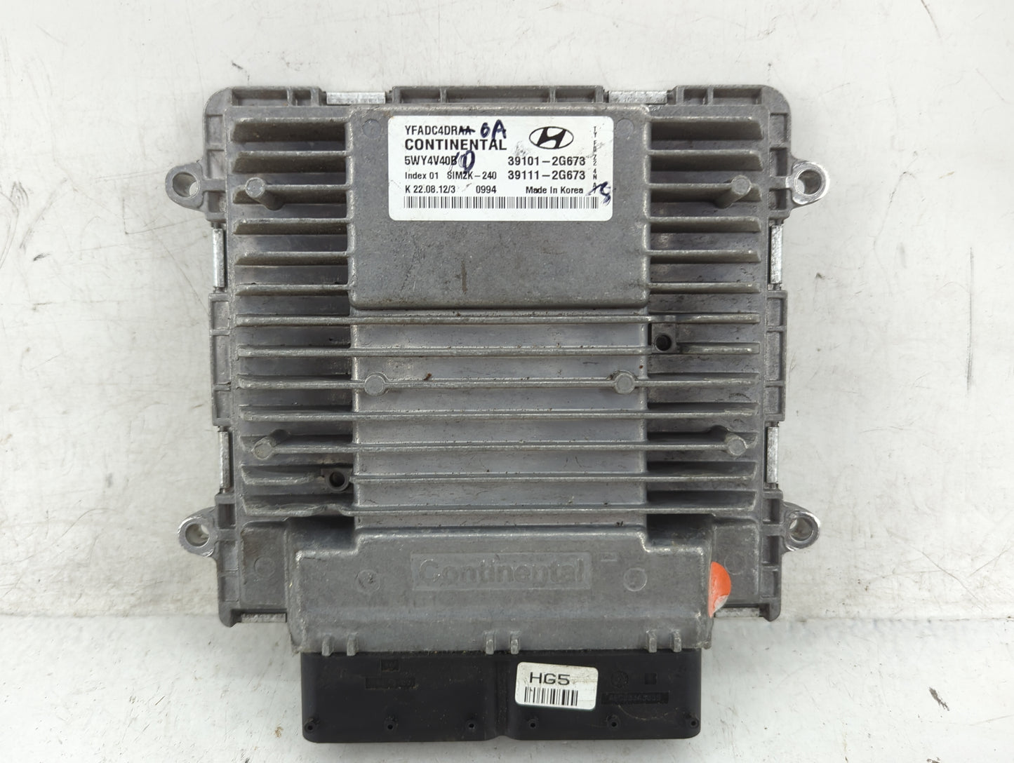 2011-2014 Hyundai Sonata PCM Engine Control Computer ECU ECM PCU OEM P/N:39111-2G673 39101-2G673 Fits Fits 2011 2012 2013 20