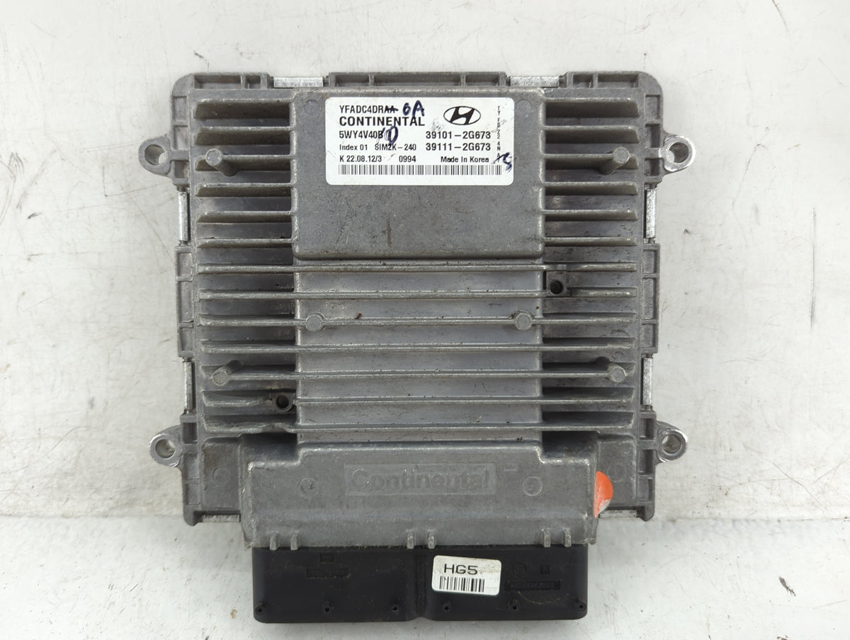 2011-2014 Hyundai Sonata PCM Engine Control Computer ECU ECM PCU OEM P/N:39111-2G673 39101-2G673 Fits 2011 2012 2013 2014 OE