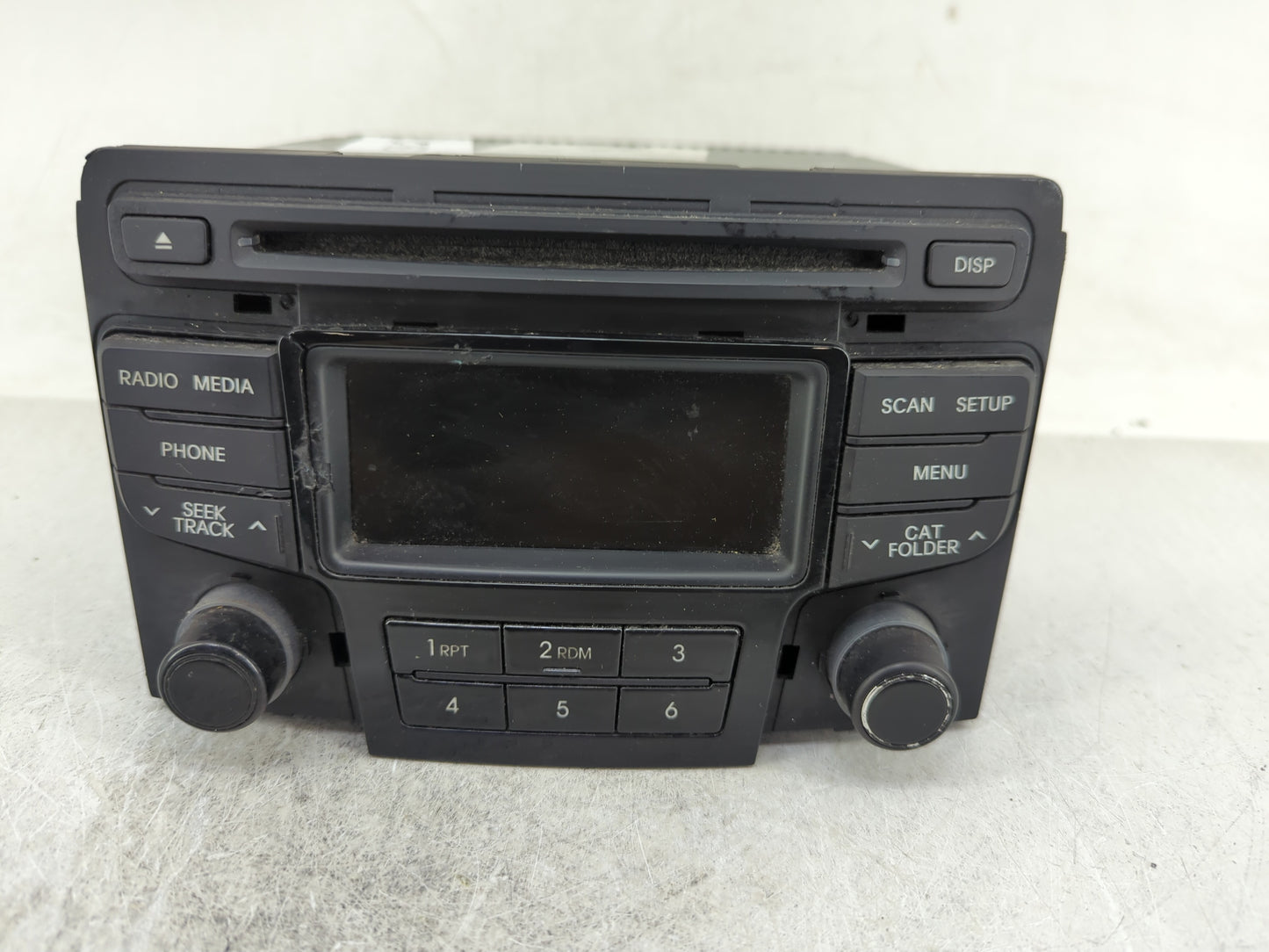 2012-2015 Hyundai Sonata Radio AM FM Cd Player Receiver Replacement P/N:96170-3Q0004X Fits Fits 2012 2013 2014 2015 OEM Used