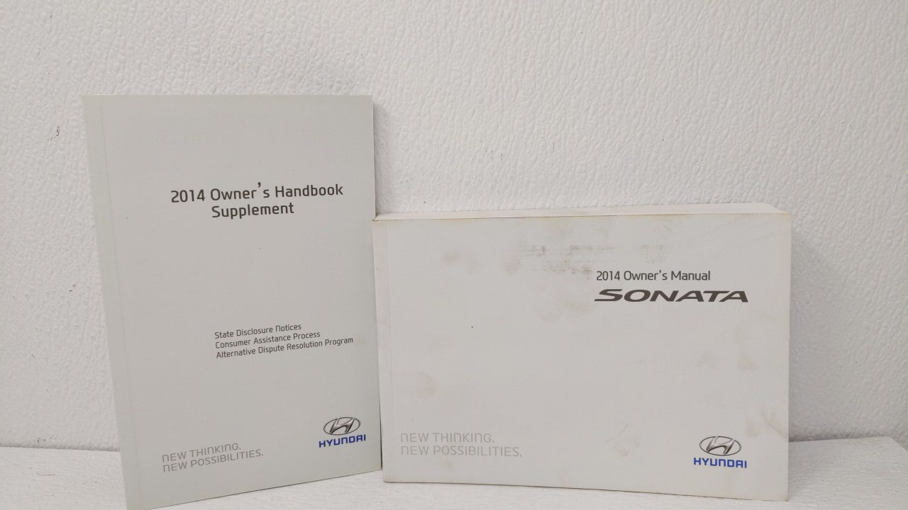2014 Hyundai Sonata Owners Manual Book Guide OEM Used Auto Parts - Oemusedautoparts1.com