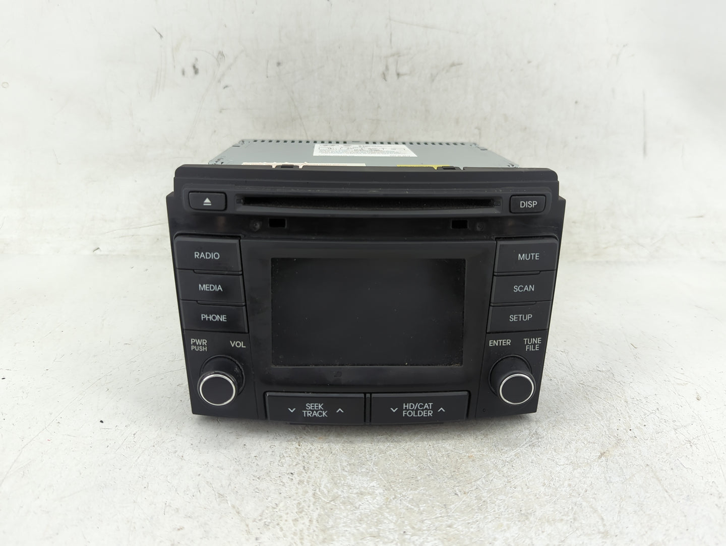 2014-2015 Hyundai Sonata Radio AM FM Cd Player Receiver Replacement P/N:96180-3Q8004X 7003304 Fits Fits 2014 2015 OEM Used A