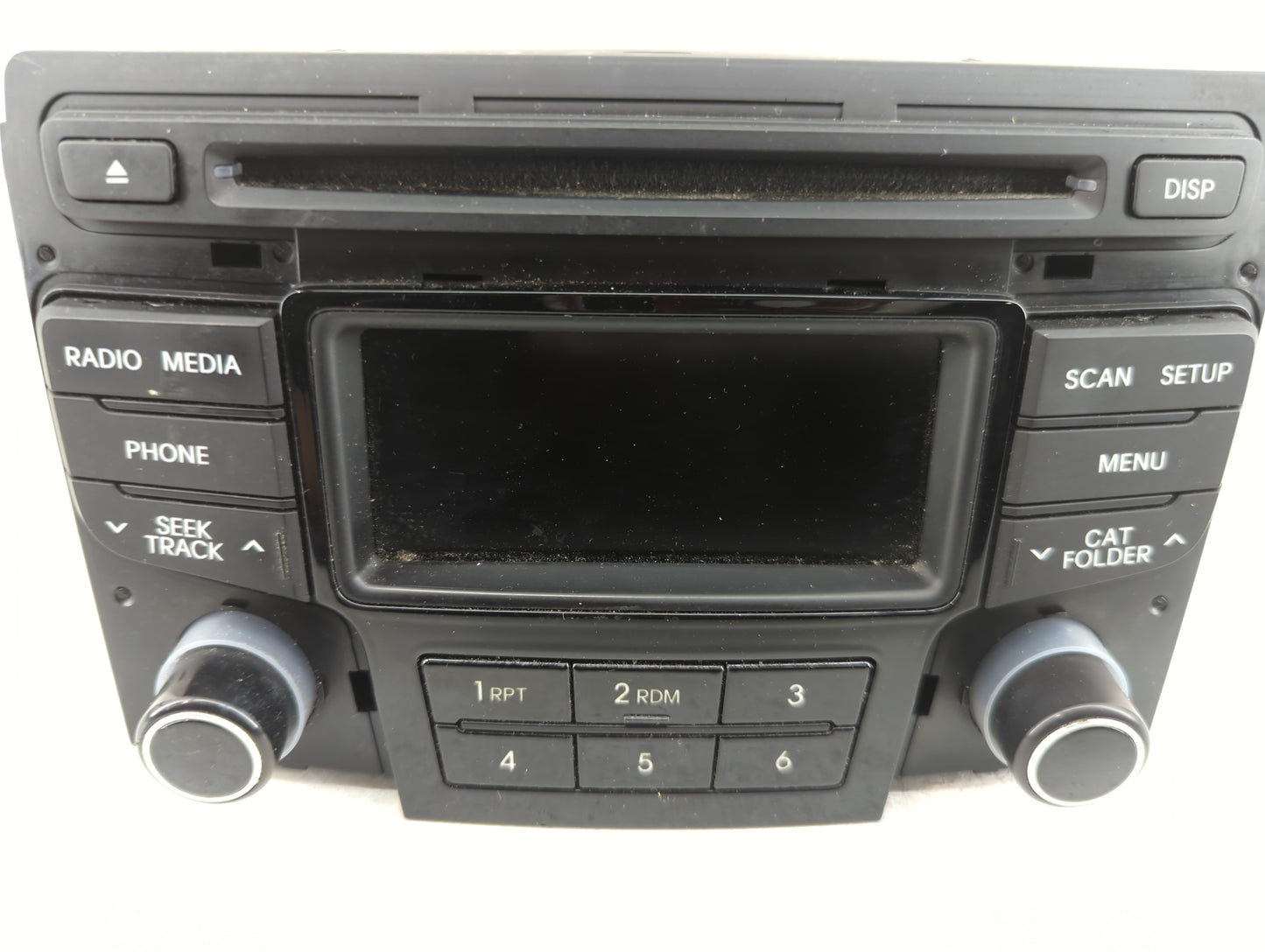 2013-2014 Hyundai Sonata Radio AM FM Cd Player Receiver Replacement P/N:96170-3Q0004X Fits Fits 2013 2014 OEM Used Auto Part