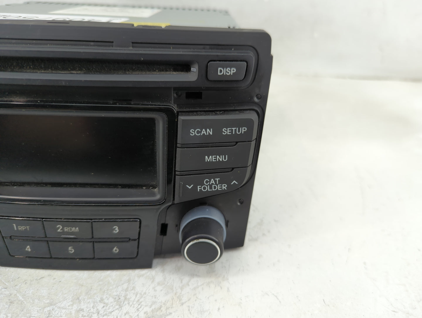 2013-2014 Hyundai Sonata Radio AM FM Cd Player Receiver Replacement P/N:96170-3Q0004X Fits Fits 2013 2014 OEM Used Auto Part