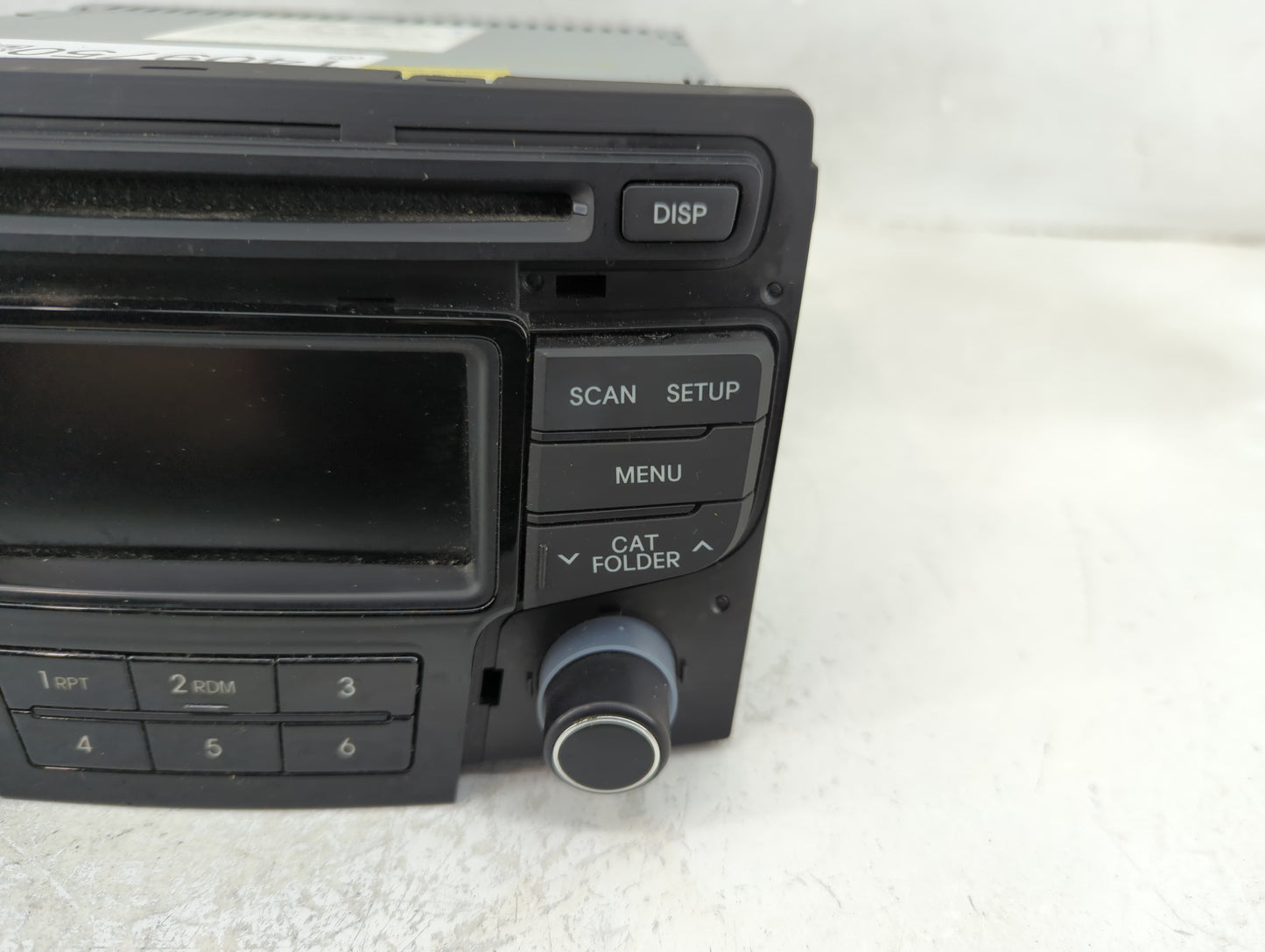 2013-2014 Hyundai Sonata Radio AM FM Cd Player Receiver Replacement P/N:96170-3Q0004X Fits Fits 2013 2014 OEM Used Auto Part