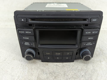 2013-2014 Hyundai Sonata Radio AM FM Cd Player Receiver Replacement P/N:96170-3Q0004X Fits Fits 2013 2014 OEM Used Auto Part