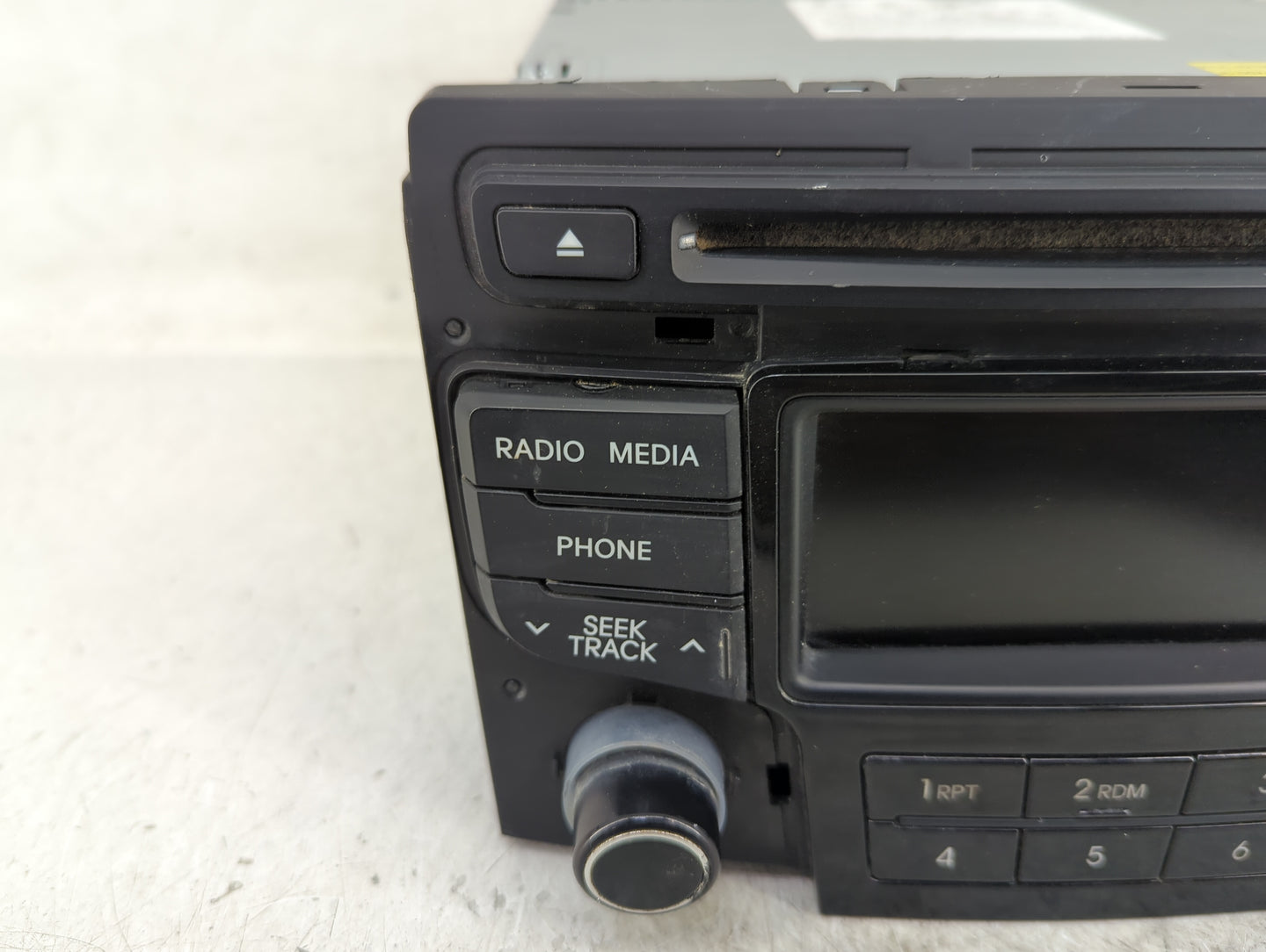 2013-2014 Hyundai Sonata Radio AM FM Cd Player Receiver Replacement P/N:96170-3Q0004X Fits Fits 2013 2014 OEM Used Auto Part