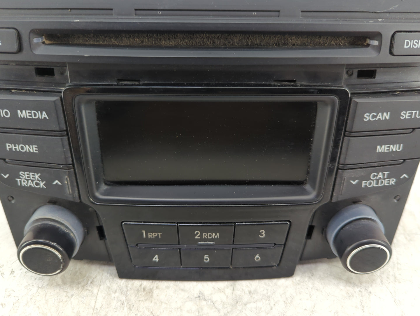 2013-2014 Hyundai Sonata Radio AM FM Cd Player Receiver Replacement P/N:96170-3Q0004X Fits Fits 2013 2014 OEM Used Auto Part