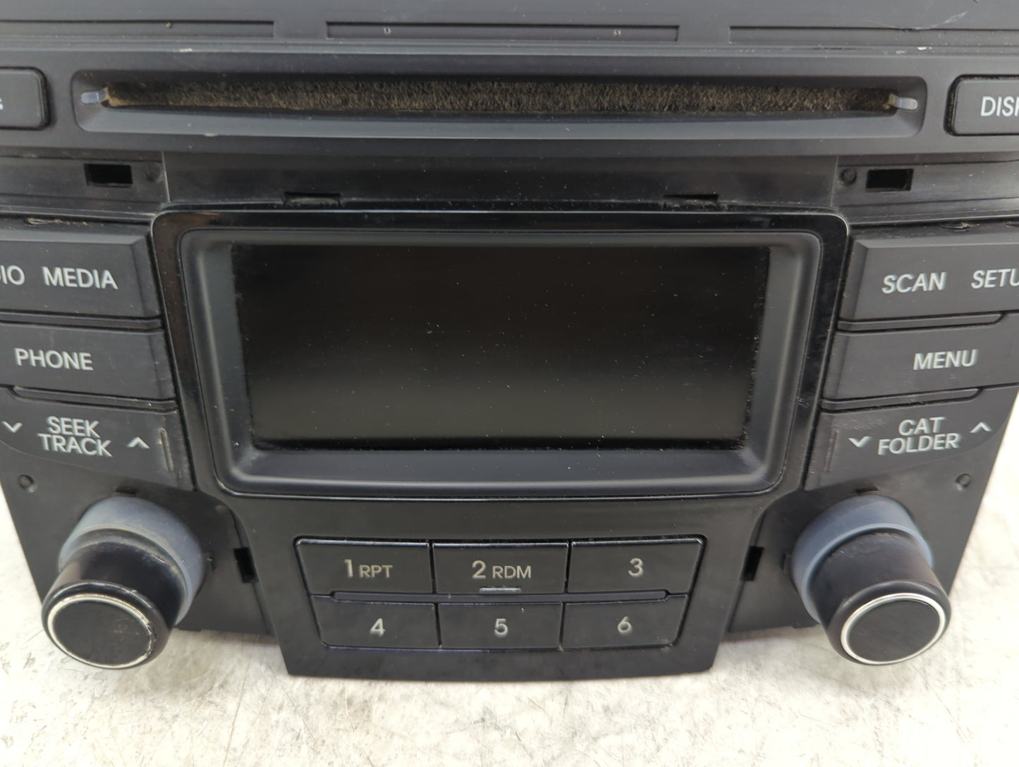 2013-2014 Hyundai Sonata Radio AM FM Cd Player Receiver Replacement P/N:96170-3Q0004X Fits Fits 2013 2014 OEM Used Auto Part