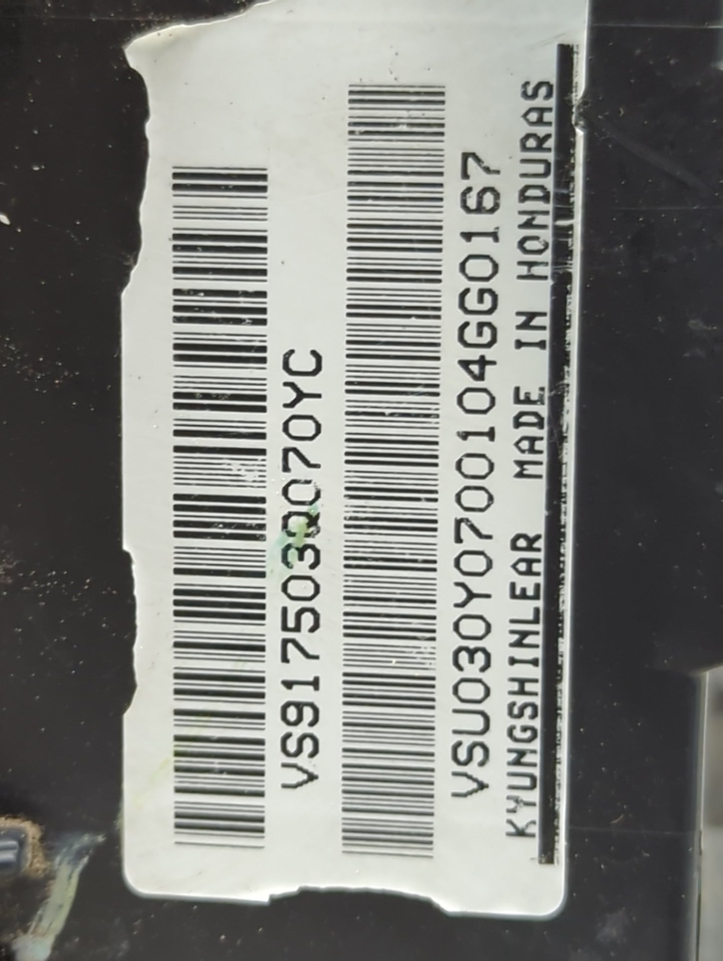 2011-2014 Hyundai Sonata Fusebox Fuse Box Panel Relay Module P/N:VS917503Q070YC Fits Fits 2011 2012 2013 2014 OEM Used Auto 