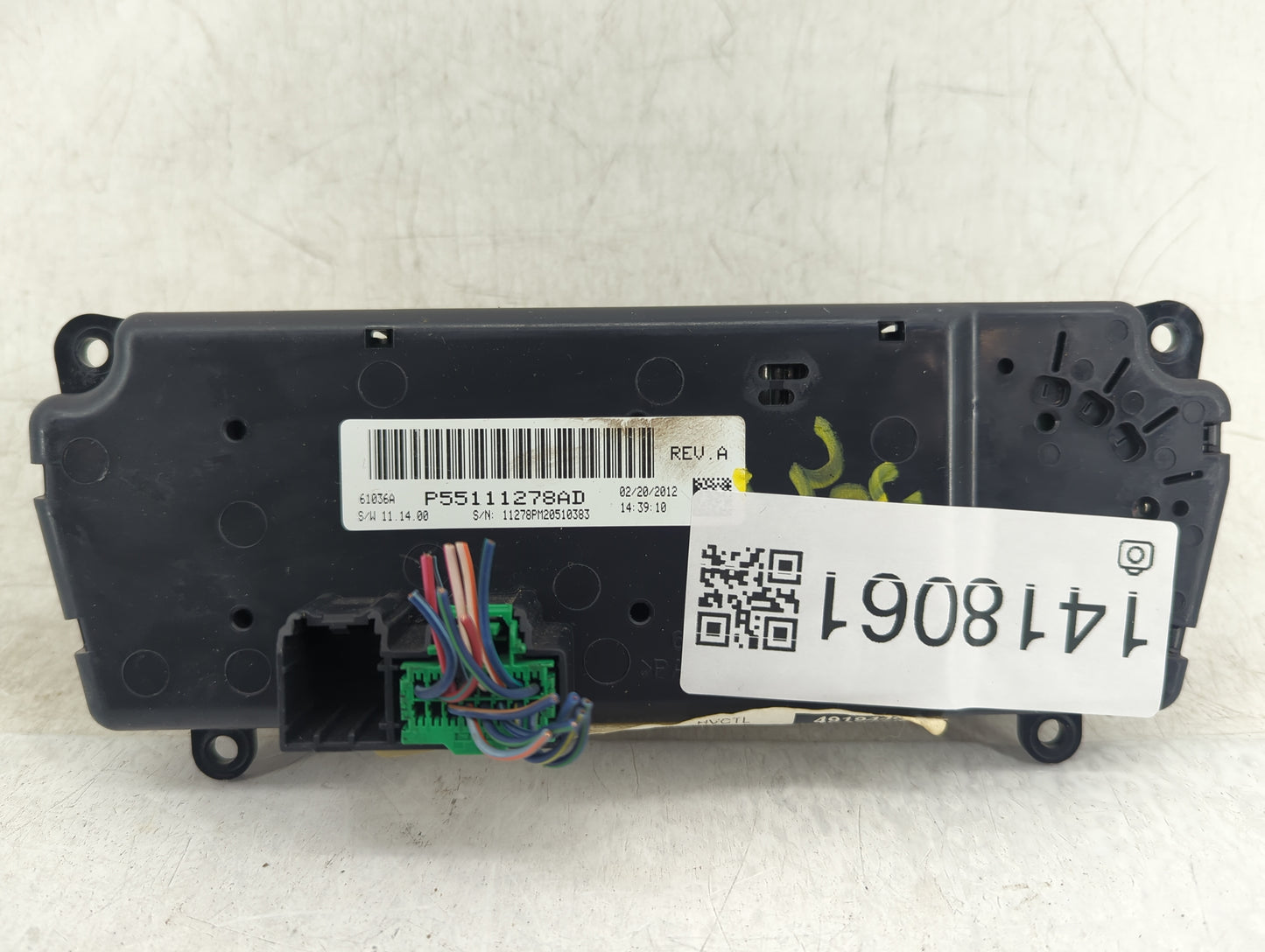 2014 Hyundai Sonata Climate Control Module Temperature AC/Heater Replacement P/N:P55111278AD Fits OEM Used Auto Parts - Oemu