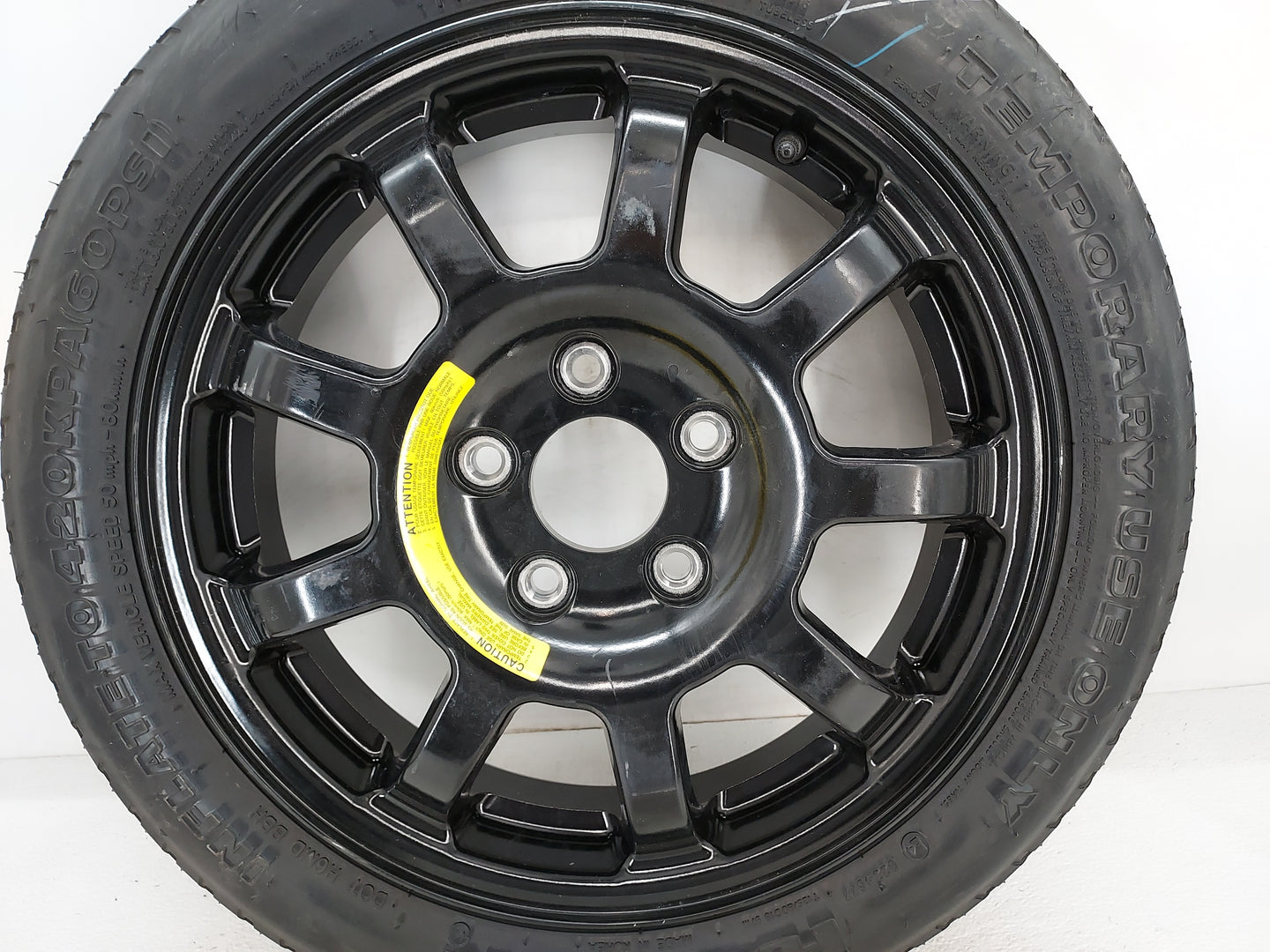 2014-2014 Hyundai Sonata Spare Donut Tire Wheel Rim Oem 1420784 - Oemusedautoparts1.com