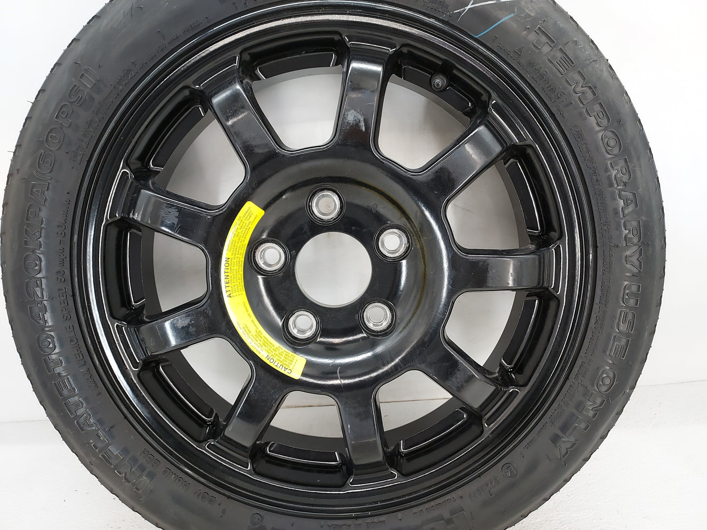 2014-2014 Hyundai Sonata Spare Donut Tire Wheel Rim Oem 1420784 - Oemusedautoparts1.com