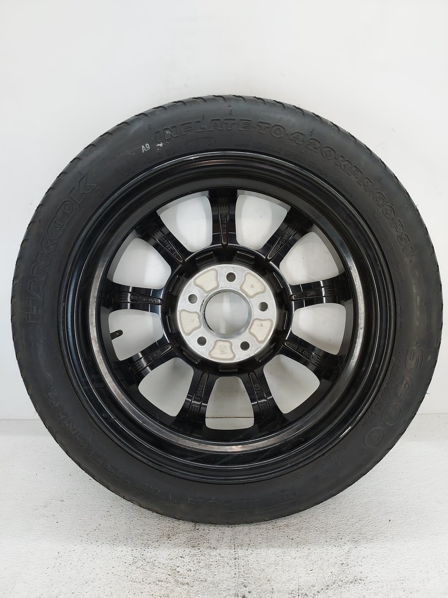2014-2014 Hyundai Sonata Spare Donut Tire Wheel Rim Oem 1420784 - Oemusedautoparts1.com