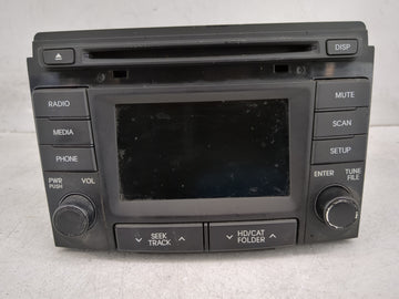 2013-2014 Hyundai Sonata Radio AM FM Cd Player Receiver Replacement P/N:961803Q8004X Fits Fits 2013 2014 OEM Used Auto Parts