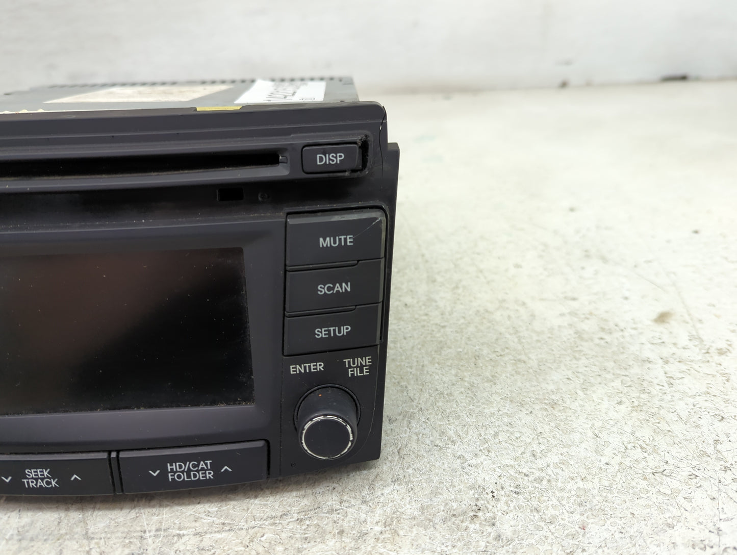 2012-2014 Hyundai Sonata Radio AM FM Cd Player Receiver Replacement P/N:96180-3Q8004X Fits Fits 2012 2013 2014 OEM Used Auto