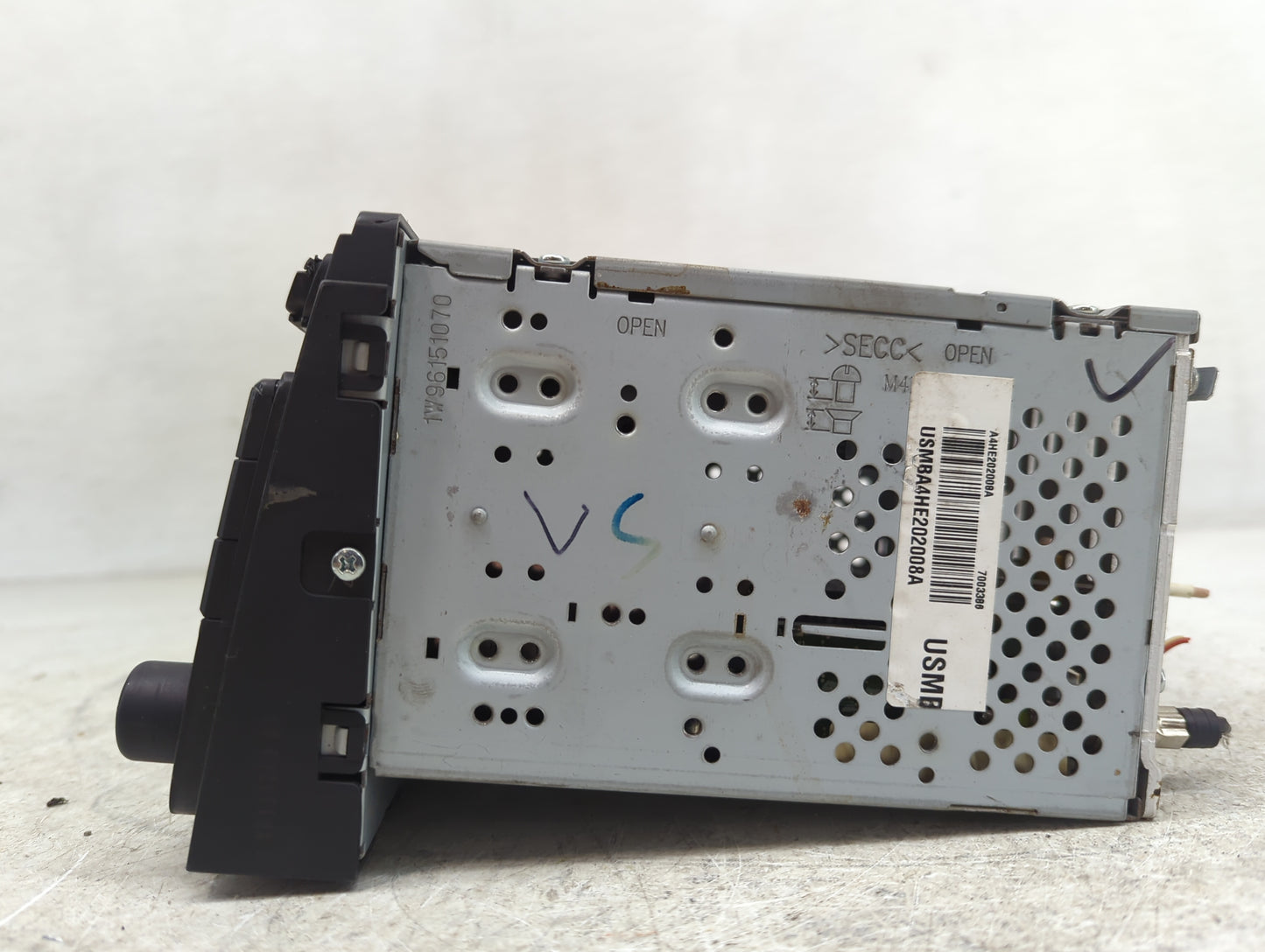 2012-2014 Hyundai Sonata Radio AM FM Cd Player Receiver Replacement P/N:96180-3Q8004X Fits Fits 2012 2013 2014 OEM Used Auto
