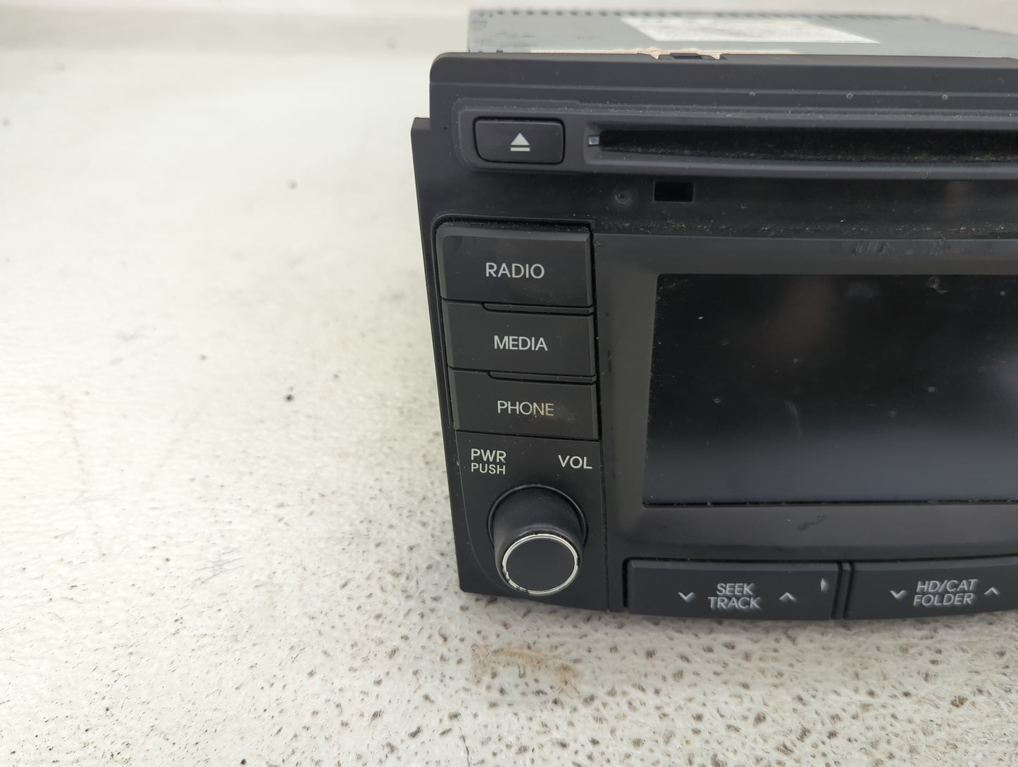 2014-2015 Hyundai Sonata Radio AM FM Cd Player Receiver Replacement P/N:96180-3Q8004X Fits Fits 2014 2015 OEM Used Auto Part