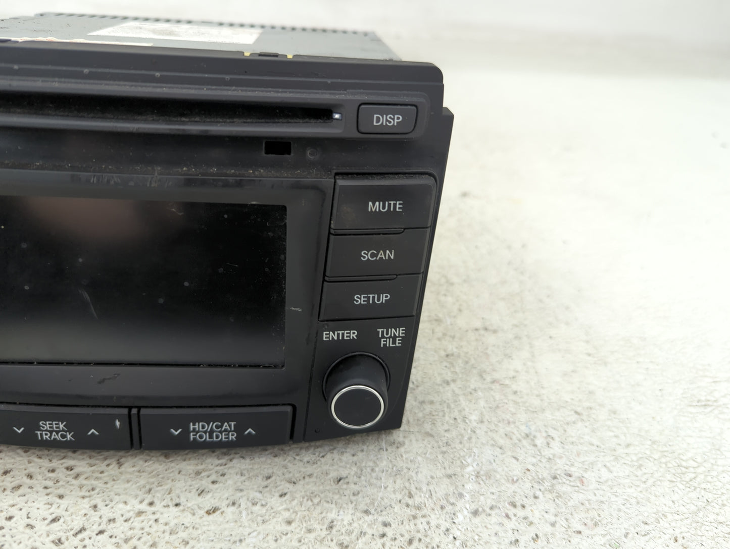 2014-2015 Hyundai Sonata Radio AM FM Cd Player Receiver Replacement P/N:96180-3Q8004X Fits Fits 2014 2015 OEM Used Auto Part