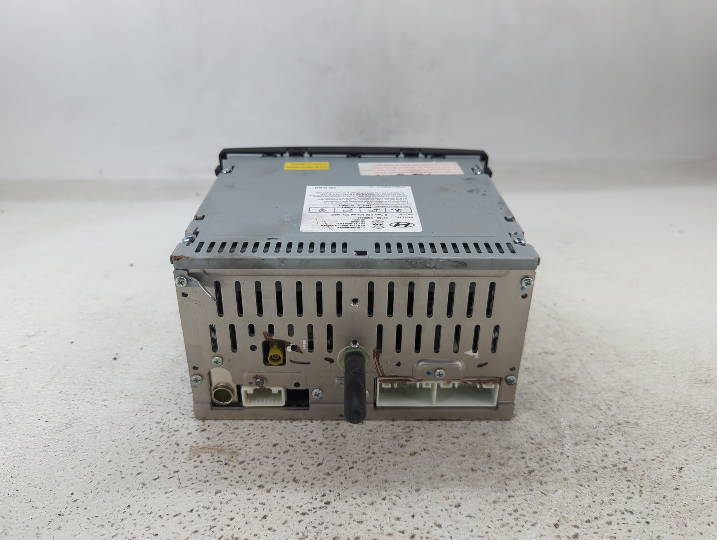 2014-2015 Hyundai Sonata Radio AM FM Cd Player Receiver Replacement P/N:96180-3Q8004X Fits Fits 2014 2015 OEM Used Auto Part