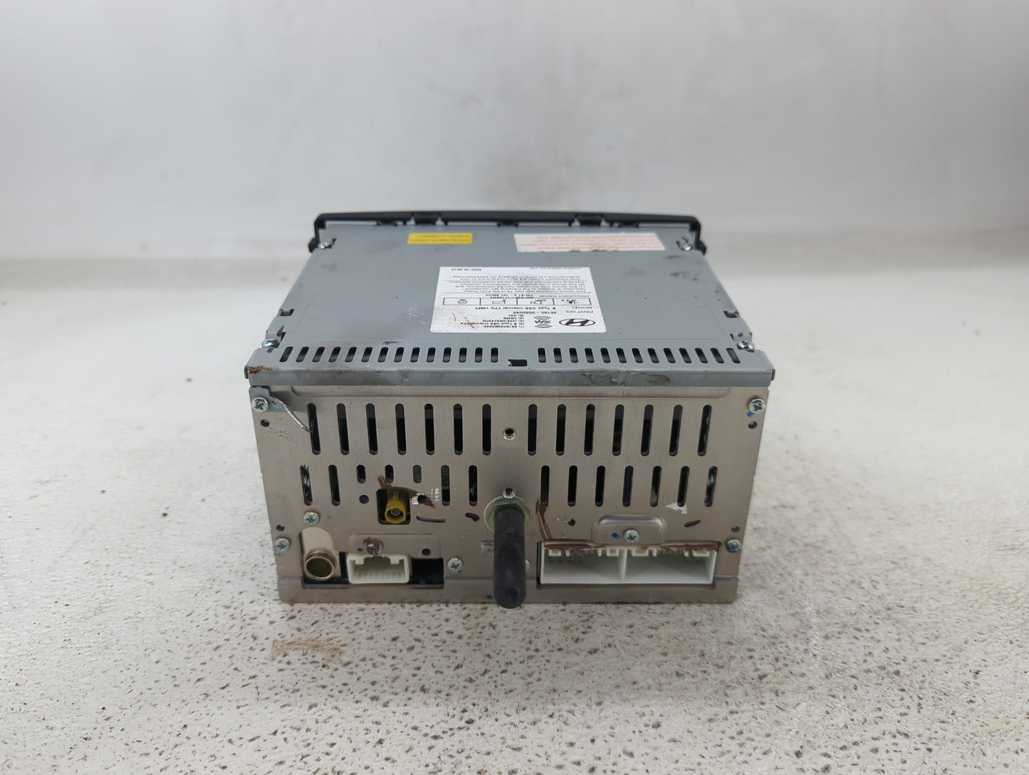 2014-2015 Hyundai Sonata Radio AM FM Cd Player Receiver Replacement P/N:96180-3Q8004X Fits Fits 2014 2015 OEM Used Auto Part