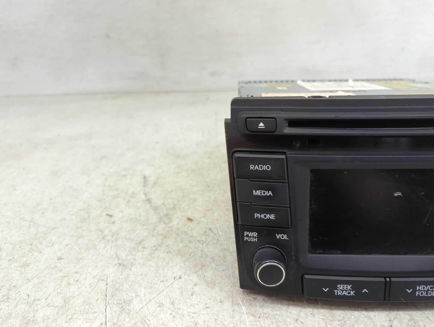 2013-2014 Hyundai Sonata Radio AM FM Cd Player Receiver Replacement P/N:96180-3Q8004X Fits Fits 2013 2014 OEM Used Auto Part