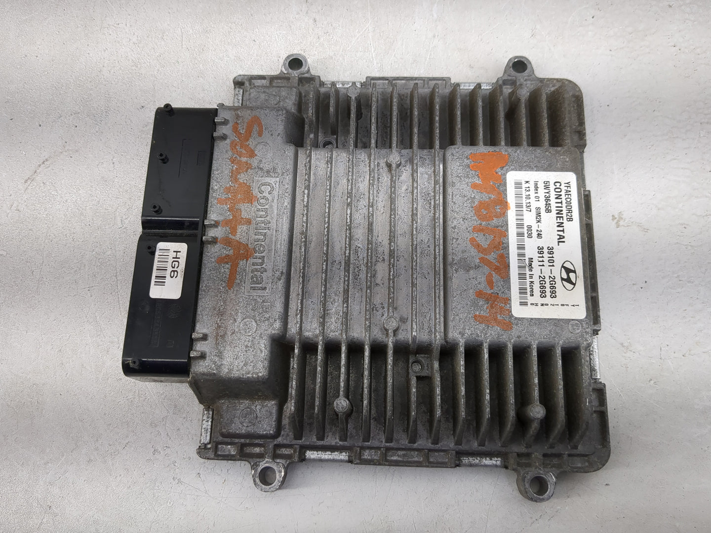 2011-2014 Hyundai Sonata PCM Engine Control Computer ECU ECM PCU OEM P/N:YFAEC0DR2B 5WY3645B Fits Fits 2011 2012 2013 2014 O
