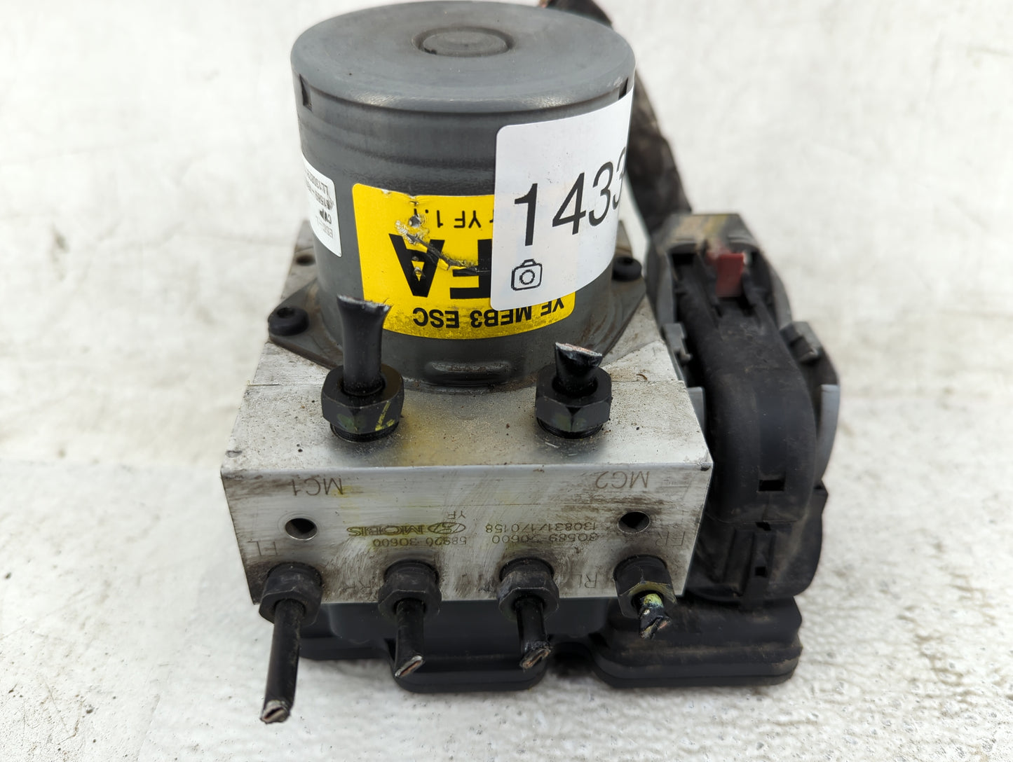 2014 Hyundai Sonata ABS Pump Control Module Replacement P/N:58920-3Q600 58920-30600, 1308317170158, BE1589-45100 Fits OEM Us
