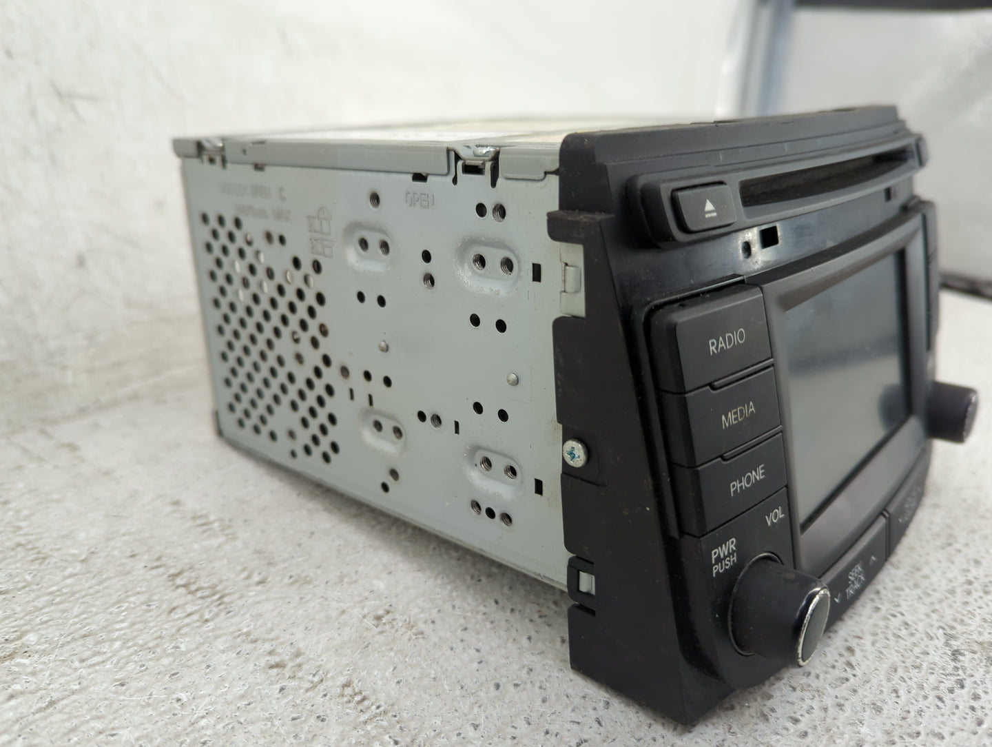 2012-2015 Hyundai Sonata Radio AM FM Cd Player Receiver Replacement P/N:96180-3Q804X Fits Fits 2012 2013 2014 2015 OEM Used 