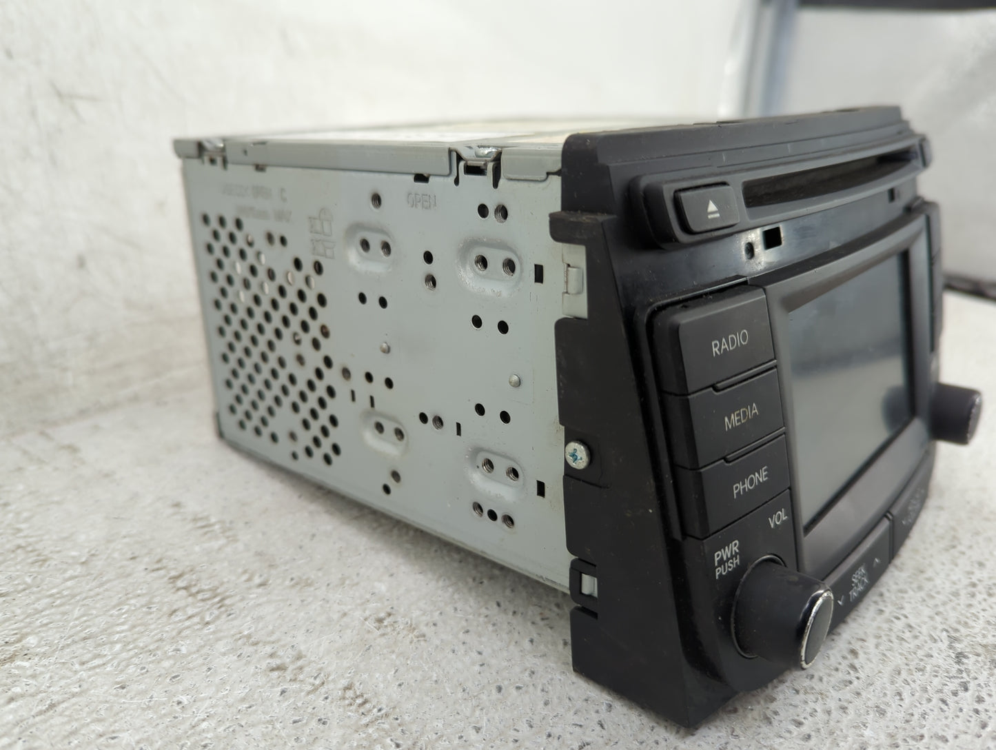 2012-2015 Hyundai Sonata Radio AM FM Cd Player Receiver Replacement P/N:96180-3Q804X Fits Fits 2012 2013 2014 2015 OEM Used 