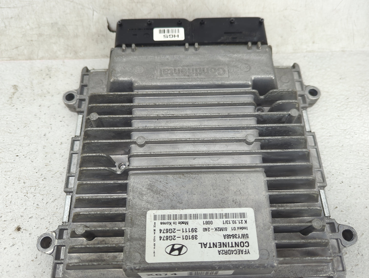 2011-2014 Hyundai Sonata PCM Engine Control Computer ECU ECM PCU OEM P/N:YFAEC4DR2A 5WY3648A Fits Fits 2011 2012 2013 2014 O