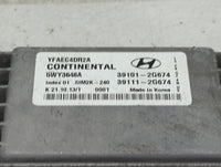 2011-2014 Hyundai Sonata PCM Engine Control Computer ECU ECM PCU OEM P/N:YFAEC4DR2A 5WY3648A Fits Fits 2011 2012 2013 2014 O