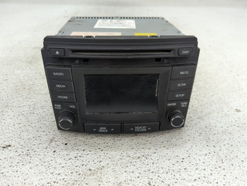 2013-2014 Hyundai Sonata Radio AM FM Cd Player Receiver Replacement P/N:96180-3Q8004X Fits Fits 2013 2014 OEM Used Auto Part