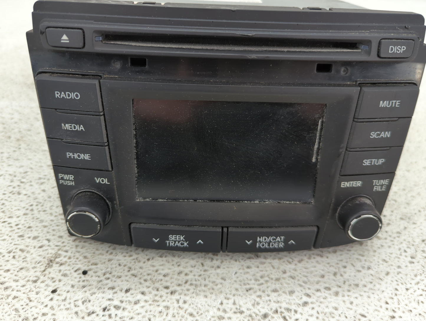 2013-2014 Hyundai Sonata Radio AM FM Cd Player Receiver Replacement P/N:96180-3Q8004X Fits Fits 2013 2014 OEM Used Auto Part
