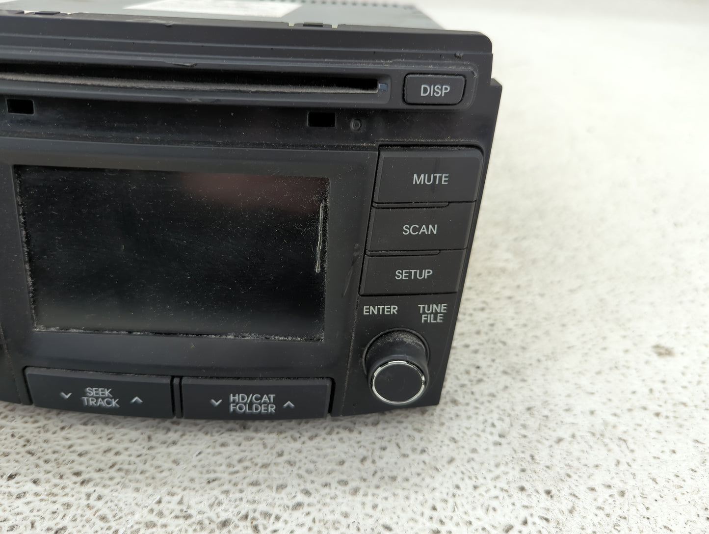 2013-2014 Hyundai Sonata Radio AM FM Cd Player Receiver Replacement P/N:96180-3Q8004X Fits Fits 2013 2014 OEM Used Auto Part