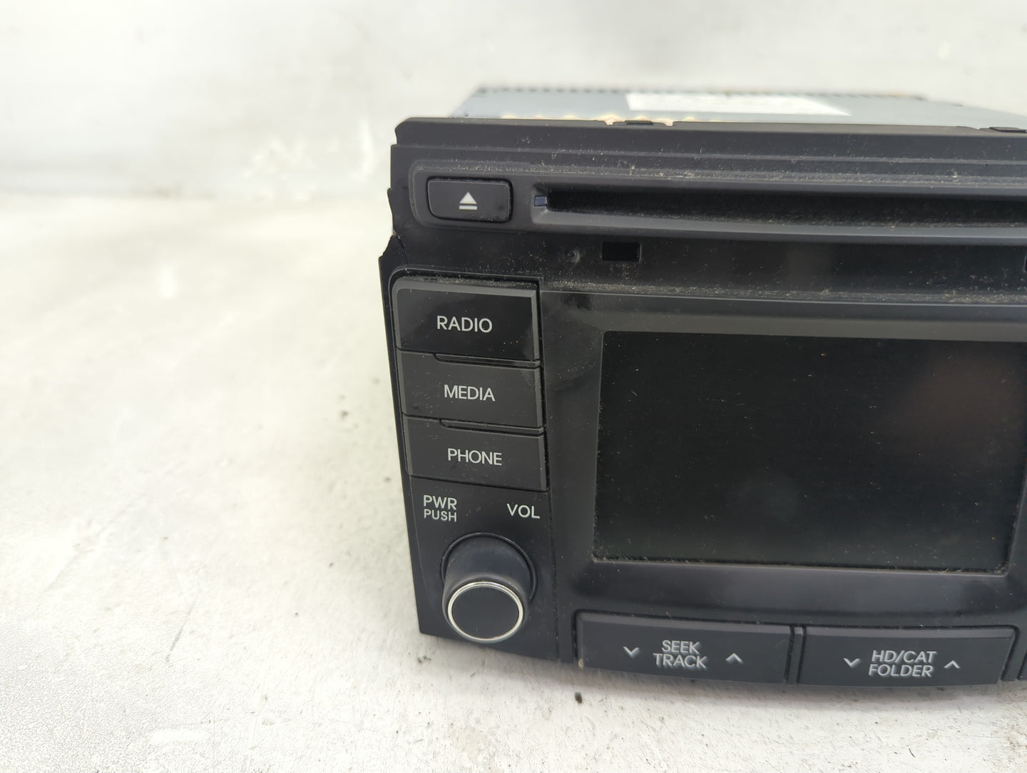 2013-2014 Hyundai Sonata Radio AM FM Cd Player Receiver Replacement P/N:96180-3Q8004X Fits Fits 2013 2014 OEM Used Auto Part