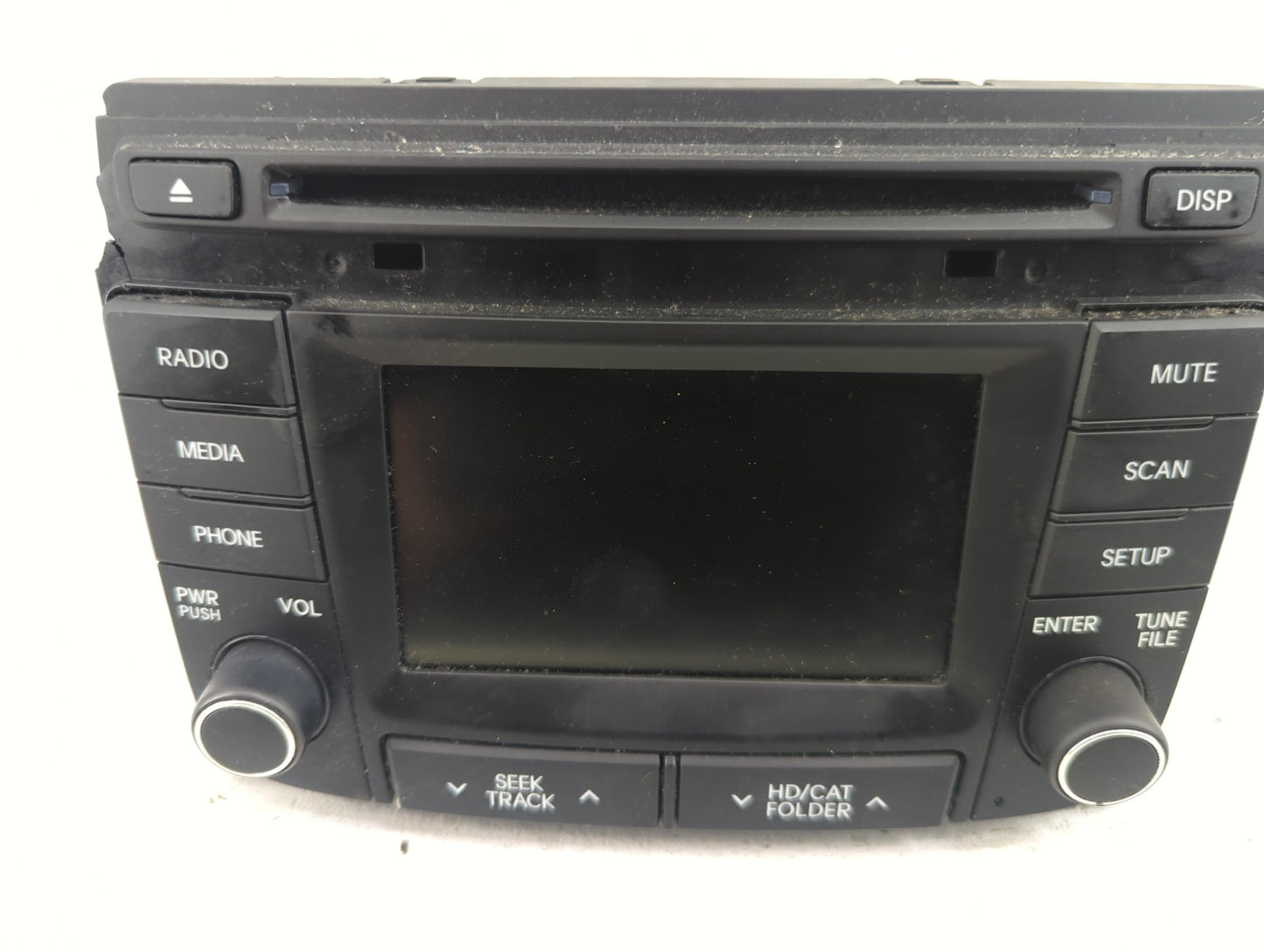 2013-2014 Hyundai Sonata Radio AM FM Cd Player Receiver Replacement P/N:96180-3Q8004X Fits Fits 2013 2014 OEM Used Auto Part
