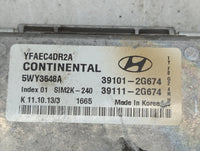 2011-2014 Hyundai Sonata PCM Engine Control Computer ECU ECM PCU OEM P/N:39101-2G674 39111-2G674 Fits Fits 2011 2012 2013 20