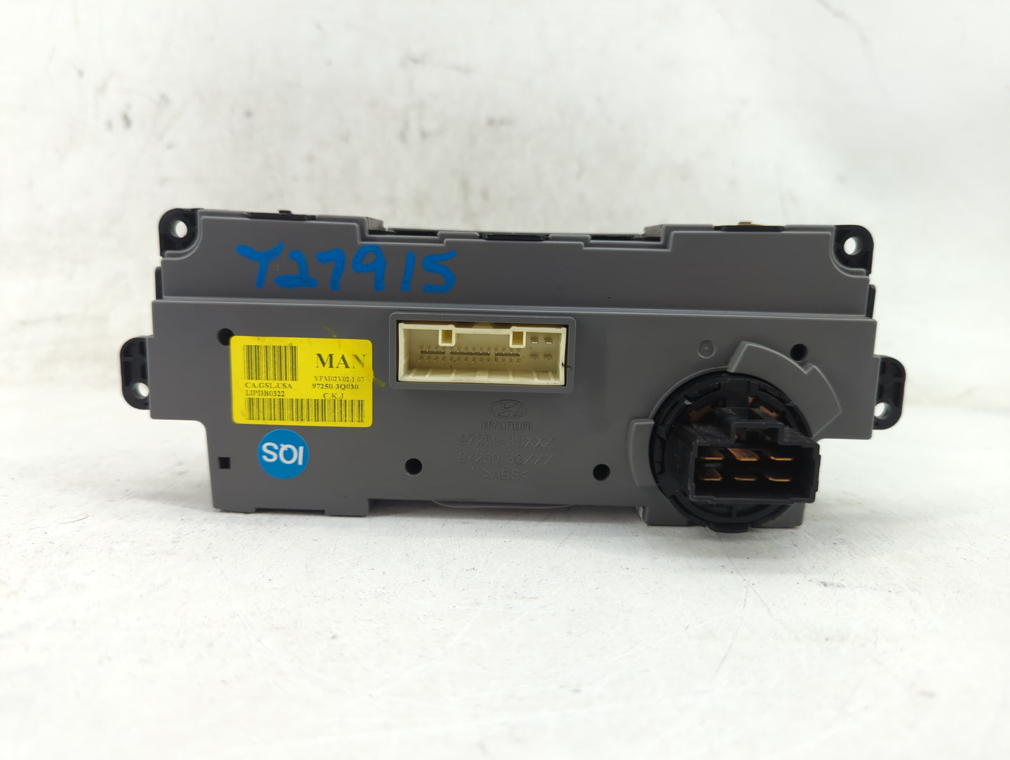 2014 Hyundai Sonata Climate Control Module Temperature AC/Heater Replacement P/N:97250-3Q030 YFM02V02.1 07 Fits OEM Used Aut