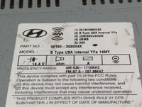2014-2015 Hyundai Sonata Radio AM FM Cd Player Receiver Replacement P/N:961803Q8004X 96180-3Q8004X Fits Fits 2014 2015 OEM U