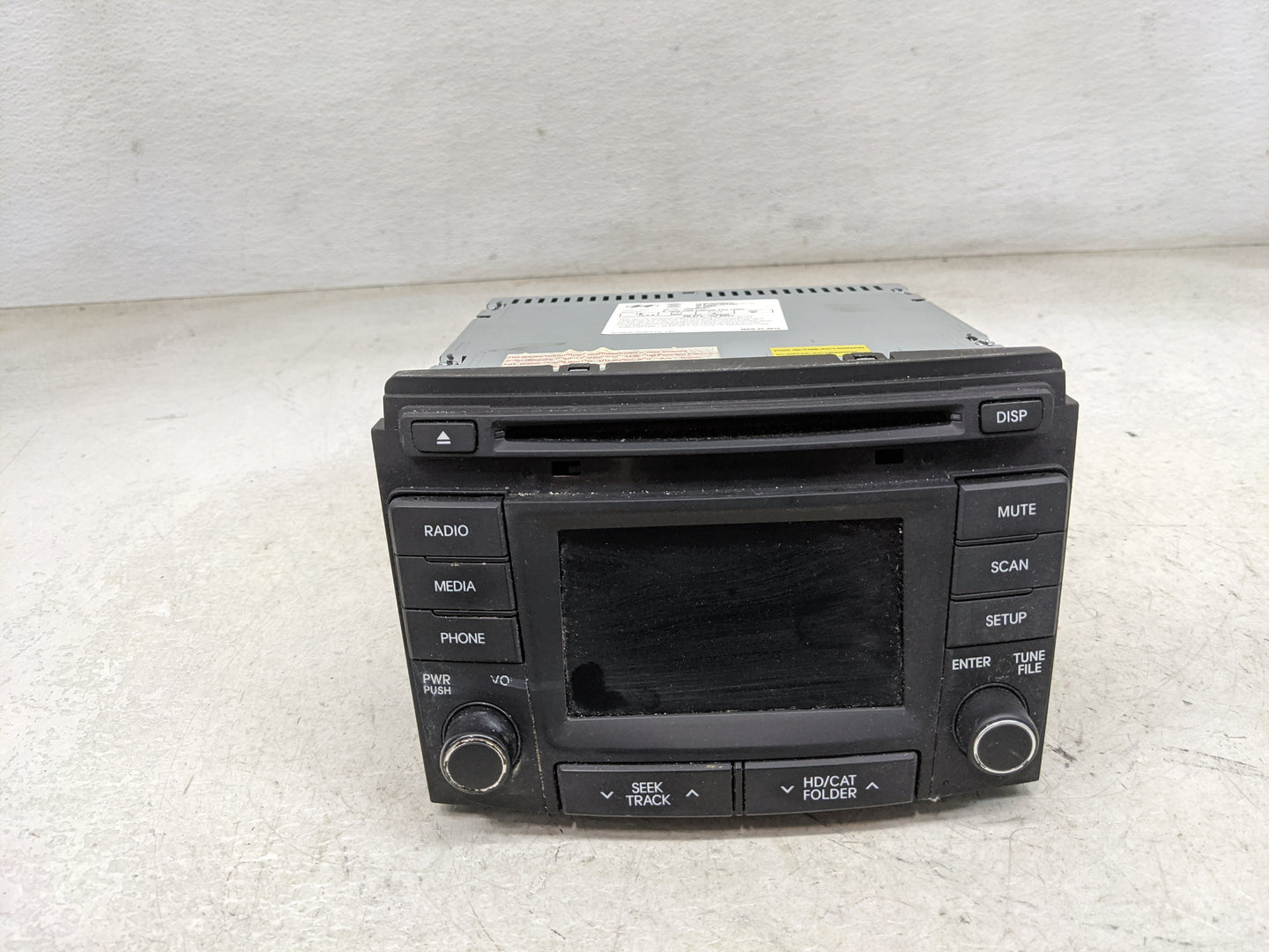 2013-2014 Hyundai Sonata Radio AM FM Cd Player Receiver Replacement P/N:961803Q8004X 96180-3Q8004X Fits Fits 2013 2014 OEM U
