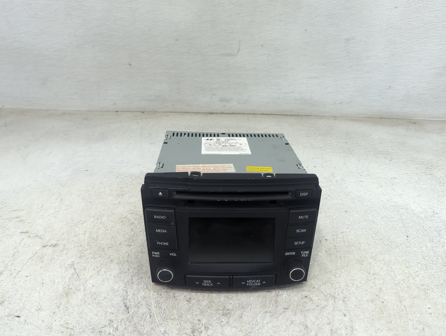 2013-2014 Hyundai Sonata Radio AM FM Cd Player Receiver Replacement P/N:96180-3Q8504X TQ8-AC241INAN Fits Fits 2013 2014 OEM 